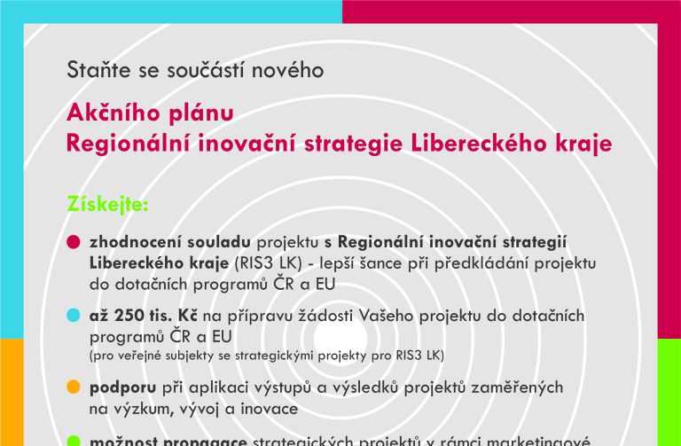 Liberecký kraj zahajuje mapování projektových záměrů a projektů, které mají vliv na oblast inovací