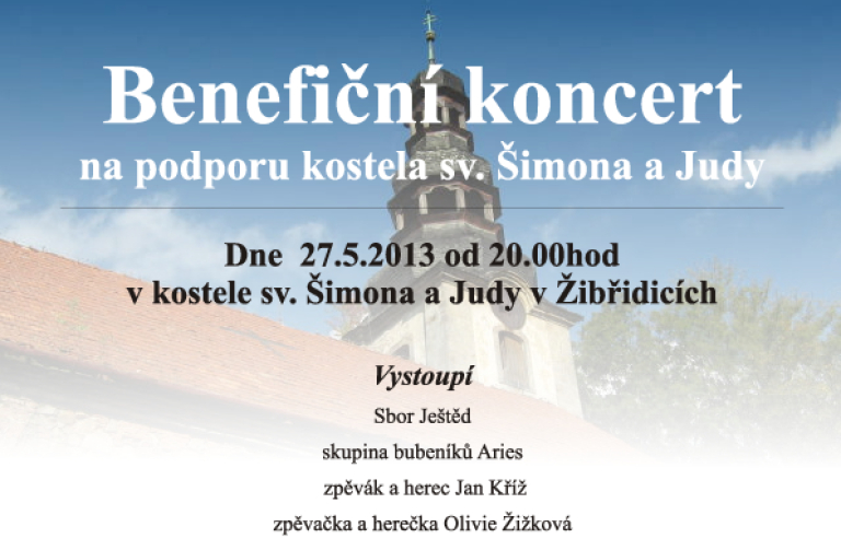 Benefiční koncert na podporu kostela sv. Šimona a Judy v Žibřidicích