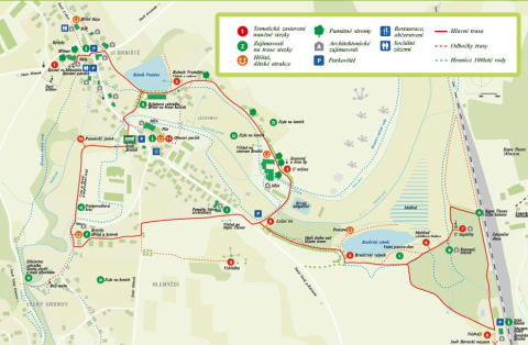 Mapa stezky