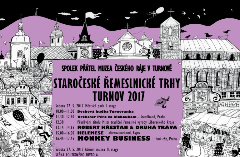 Dvoudenní festival řemesel, hudby a divadla v Turnově