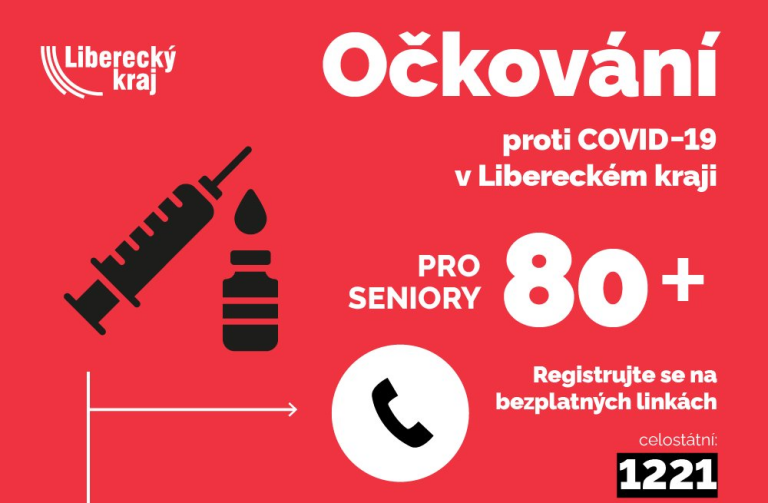 Krajská informační linka k očkování 800 880 066